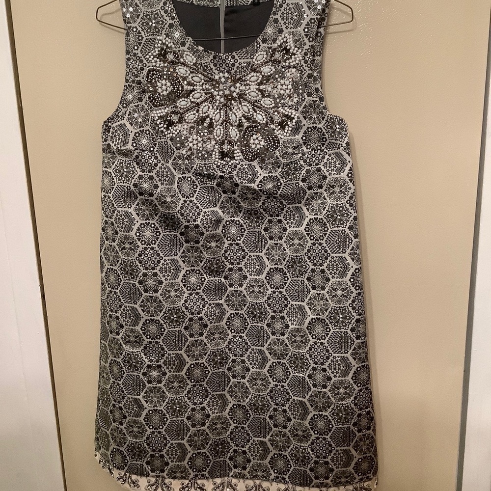Gucci Geometric Print Embroidered Dress Size 38 IT H2F​​​​​​ - Picture 11 of 16